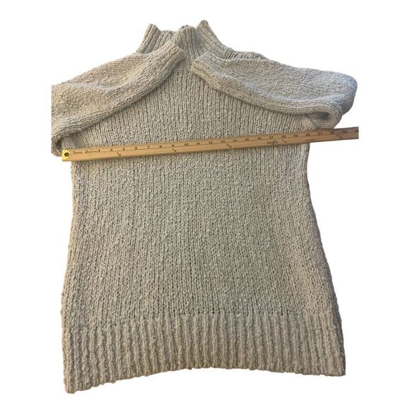 Anthropologie The Need It Oversize Mock Neck Pullover Sweater Light Blue XS - Picture 5 of 14